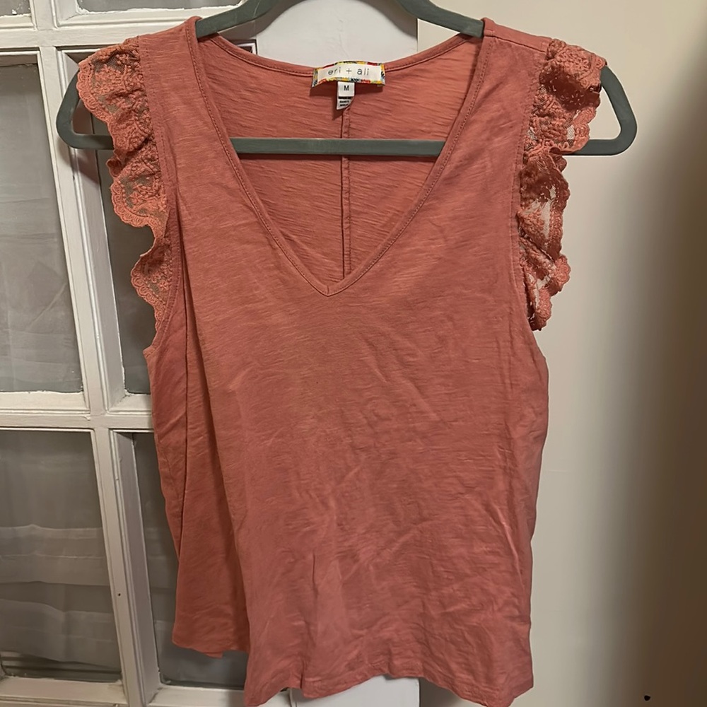 Anthropologie flutter sleeve top